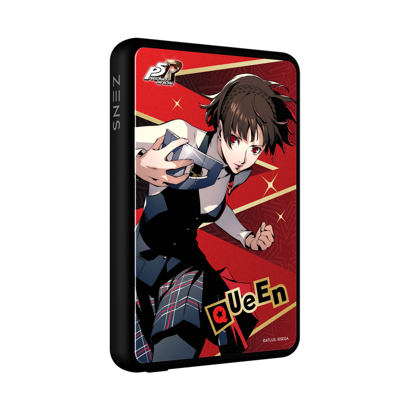 女神異聞錄5 皇家版 × ZENS GLASSIA Qi2 磁吸式行動電源 - Queen版
